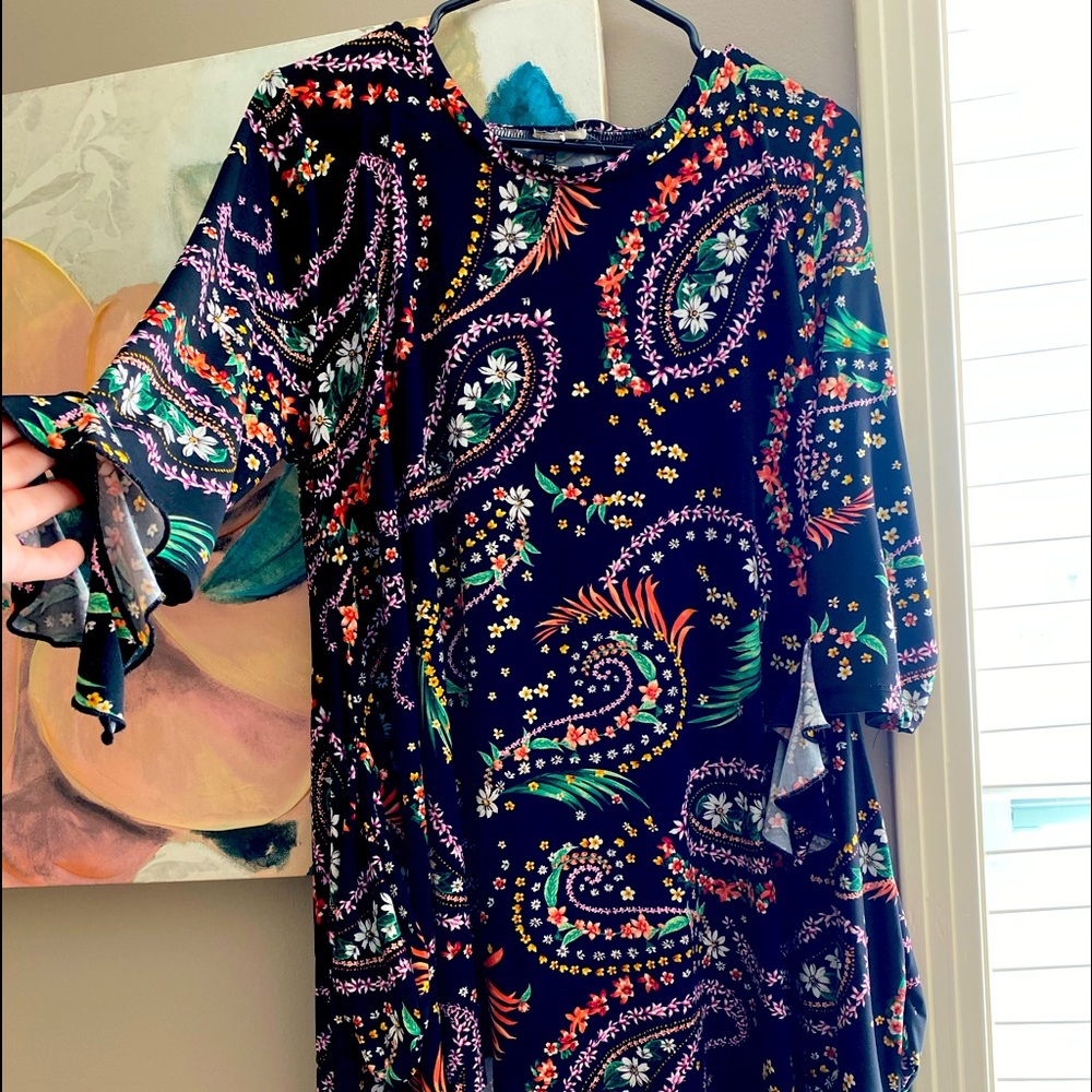 Floral zadie bs top